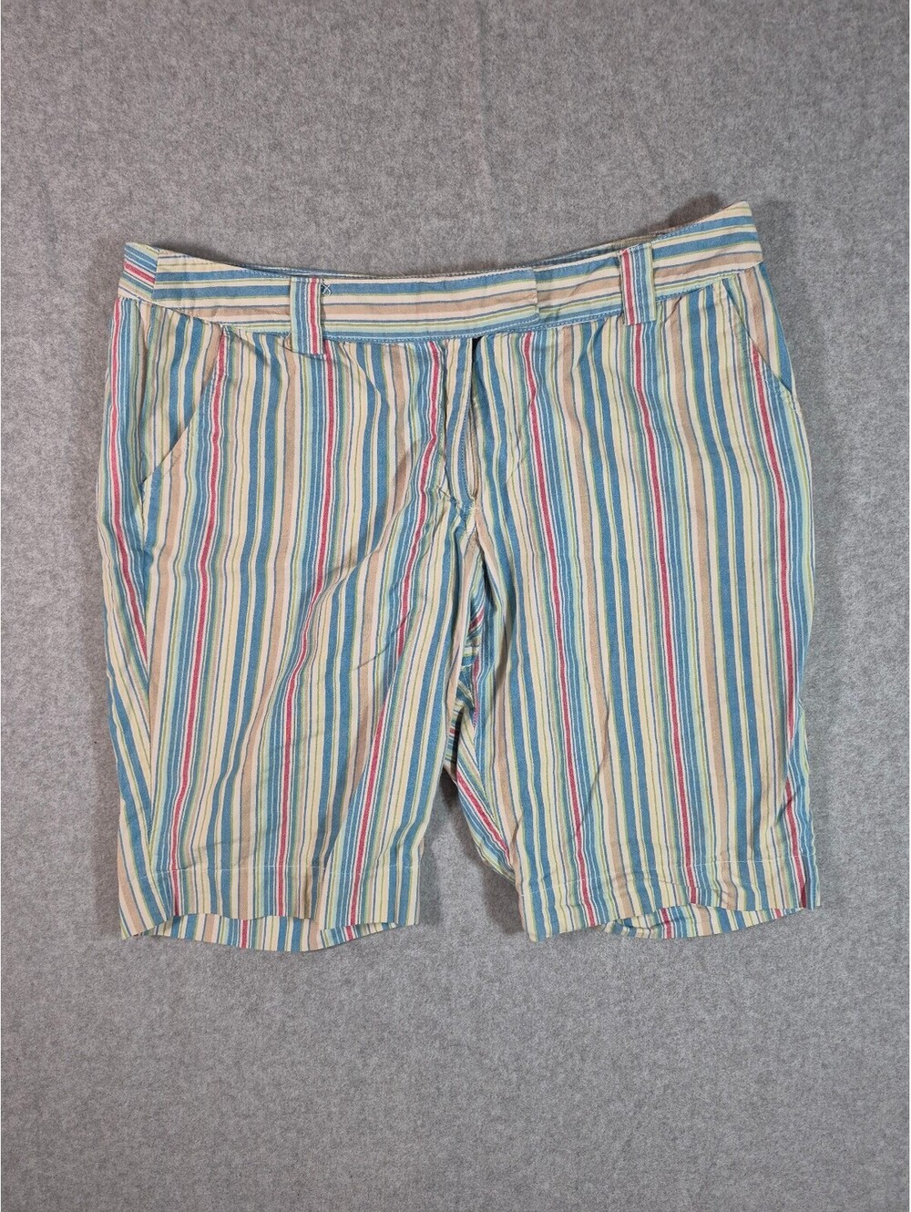 Tracy Evans Limited Women’s Size 11 Multicolor Striped Bermuda Shorts